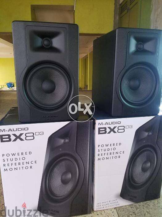 M-Audio BX8 D3 Powered Studio Monitor,150-watt Active Monitor,maudio 1