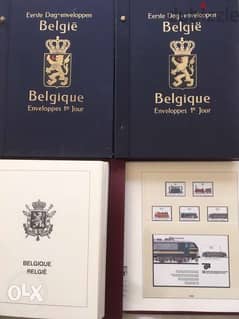 Belgique Stamp collection Timbres Mint + FDC + sheets 0