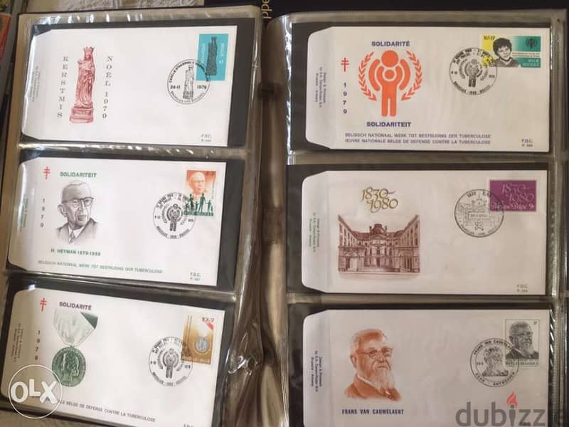 Belgique Stamp collection Timbres Mint + FDC + sheets 2