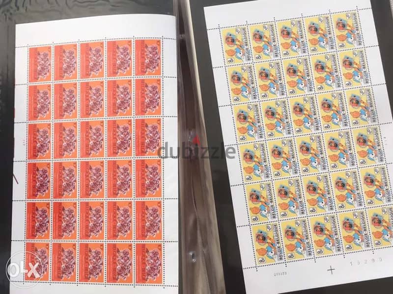 Belgique Stamp collection Timbres Mint + FDC + sheets 3