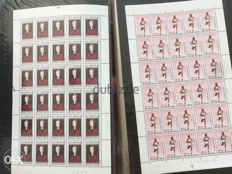 Belgique Stamp collection Timbres Mint + FDC + sheets 4