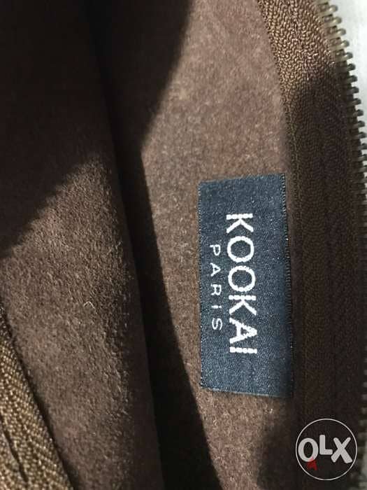 kookai authentic hand bag brown 1