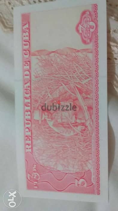 Che Givara Cuba Memorial banknote UNC عملة ورقة كوبا تذكارية شي غيفارا 1