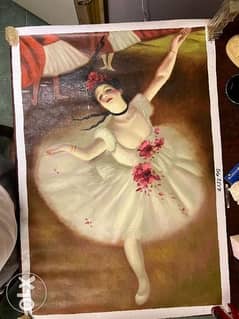 Degas Oli Painting "The Ballet Dancer" 0