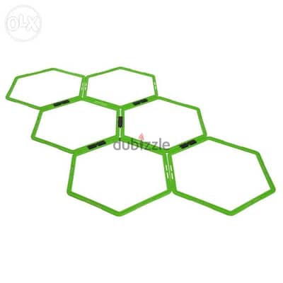 10Pcs Hexagon Agility Rings