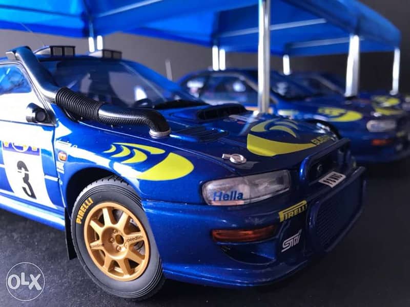1/18 Autoart diecast Subaru Rally cars 3
