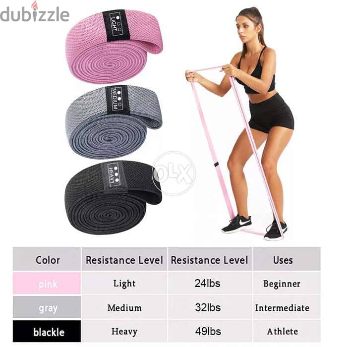 long Hip resistance bands 2