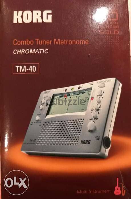 Korg TM-40 tuner metronome 0