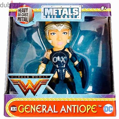 General Antiope Wonder Woman Movie 2017 Jada DC Metals Die Cast 2.5" -