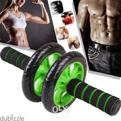 Wheels abdominal waist workout exercise gym roller 0