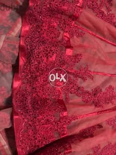 clothing for women, red color, for dress, قماش, dress