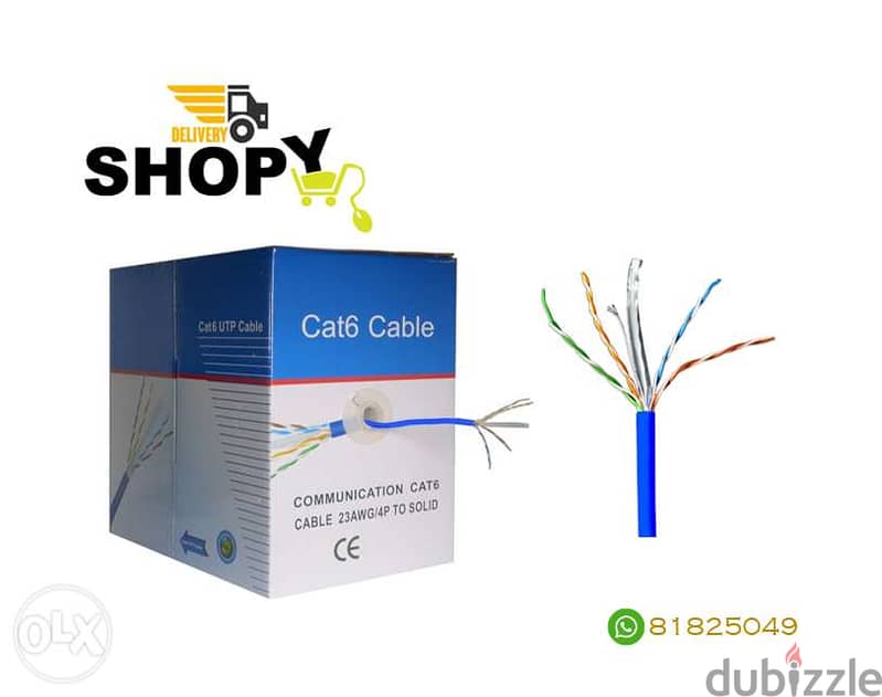 Cable Network 300 Meter / 1000Mbps UTP/CAT6 0