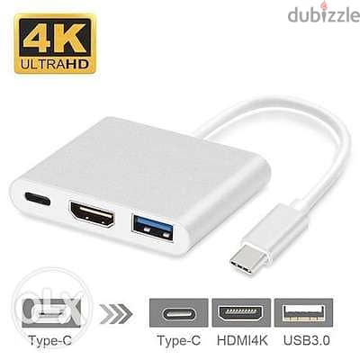 Type-C 3.1 Male to HDMI / USB 3.0 / USB-C Adapter 1