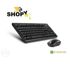 A4Tech 3000N Wireless Keyboard & Mouse 0