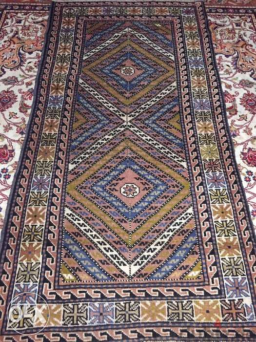 سجاد عجمي. شغل يدوي صوف/195/101. Hand made. persian carpet. tapis 5