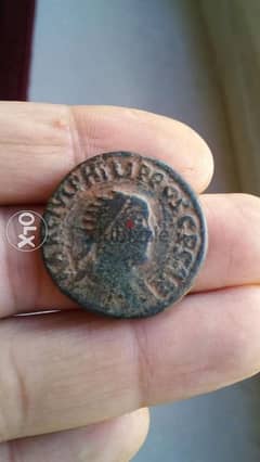 Ancient Bronze Coin for Emperor Philip I year 247 AD