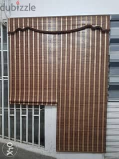 برادي خشب بانبو سعر المتر المربع + التركيب 12$ فقط-wood curtains