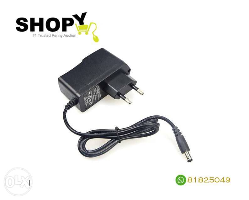 AC/DC Adapter 12V/1A for Power Supply in Small Robot and Other 1