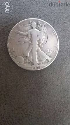 USA Half Dollar Silver Walking Liberty year 1947 12,5g Silver 30mm Di