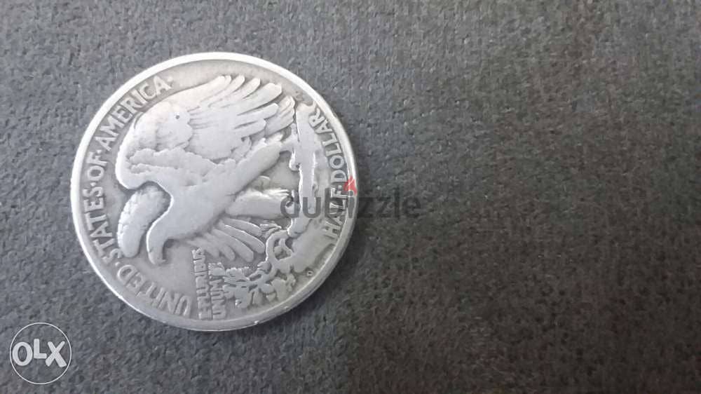 USA Half Dollar Silver Walking Liberty year 1947 12,5g Silver 30mm Di 1