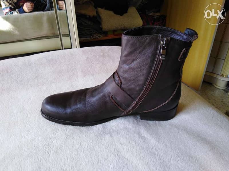 real leather boots 0
