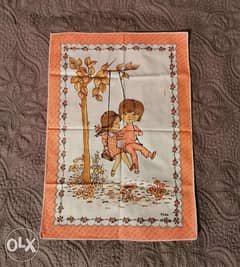 Vintage painting table cover