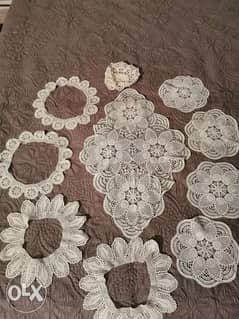 10 crochet pieces 0