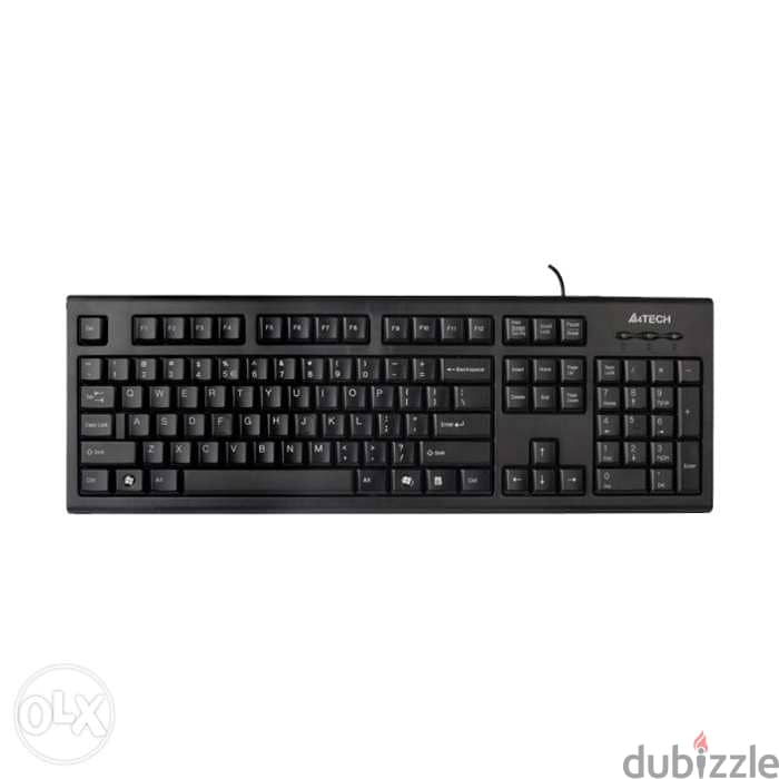 A4 Tech KR-85 Black USB Keyboard with English 0