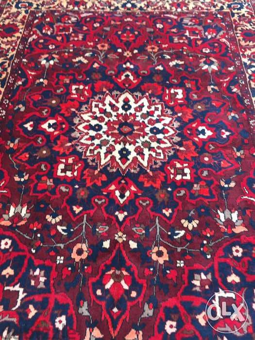 سجاد عجمي. 304/214. Persian Carpet. Hand made 4