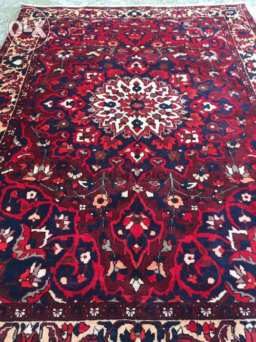 سجاد عجمي. 304/214. Persian Carpet. Hand made 6