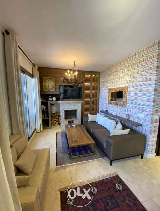 Luxurious Duplex Apartment For Rent In Faqra With Garden! 3