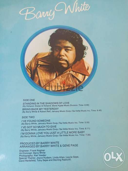Barry white - I've get so much to give - VinyLP 1