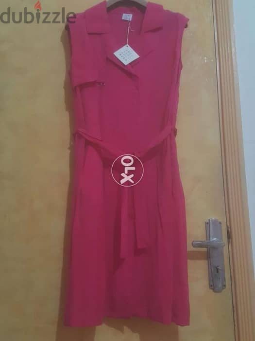 ARZU CAPROL Turkish designer cupro silk shirt dress large فستان حرير 4