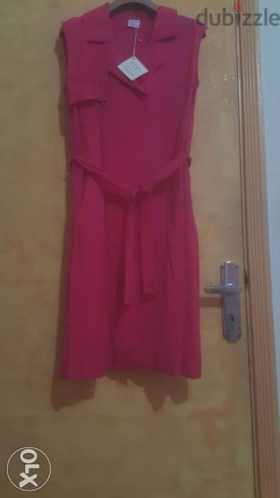 ARZU CAPROL Turkish designer cupro silk shirt dress large فستان حرير 5