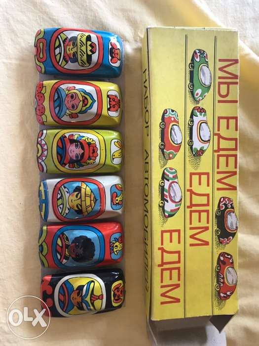 Russian vintage Tin cars 1