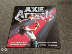 AXE ATTACK rock hits vinyl lp