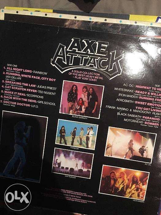 AXE ATTACK rock hits vinyl lp 1