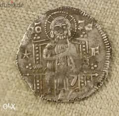 Silver Coin Jesus Christ Medieval of Venice Italy year 1268 AD