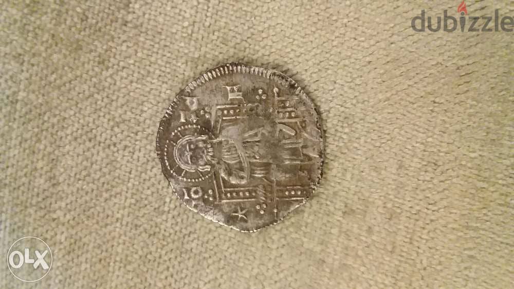 Silver Coin Jesus Christ Medieval of Venice Italy year 1268 AD 2