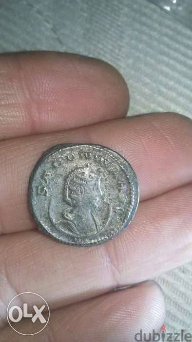 Silver Roman Coin for Queen Corenlia Salonina year 268 AD 0