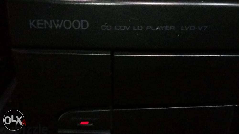 Kenwood CD CDV LD player LVD - V 7 2