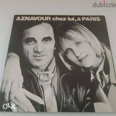 charles aznavour chez lui a paris double vinyls live performance