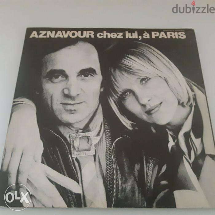 charles aznavour chez lui a paris double vinyls live performance 0