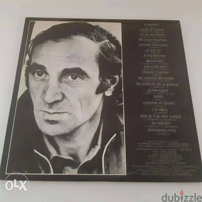 charles aznavour chez lui a paris double vinyls live performance 1