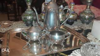 Silver plated tea set 4 pieces 0