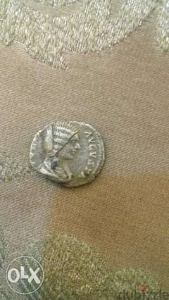 Roman Coin Silver Denarius for Queen Julia Domna year 211 AD Rome Mint