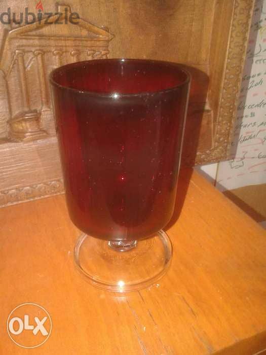 Red Crystal glass 1