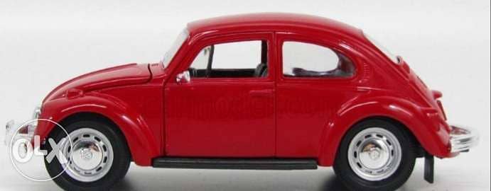 Beetle VW diecast car model 1:24. 1
