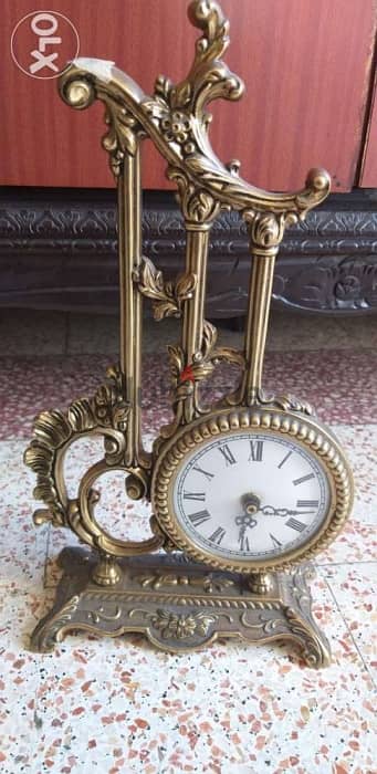 antique copper dicorative clock 4