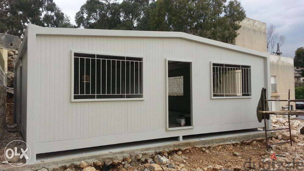 prefab house 36 m (6m x6m) 2 bedrooms with 2 bathrooms only 9500 $$$$$ 0